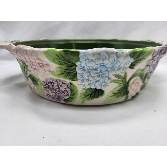 Temptations Figural Floral Casserole - Picture 2 of 8